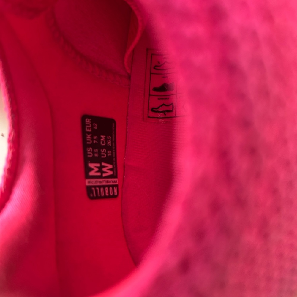 NOBULL Women's Hot Pink Athletic Sneakers W Size 10 M8.5 - Picture 6 of 6